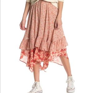 Free People Zuma Drippy Midi Skirt 6